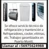 Se ofrece servicio técnico de refrigeración