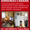 ARRIENDO CABAÑA