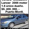 VENDO Mitsubishi Lancer 2008